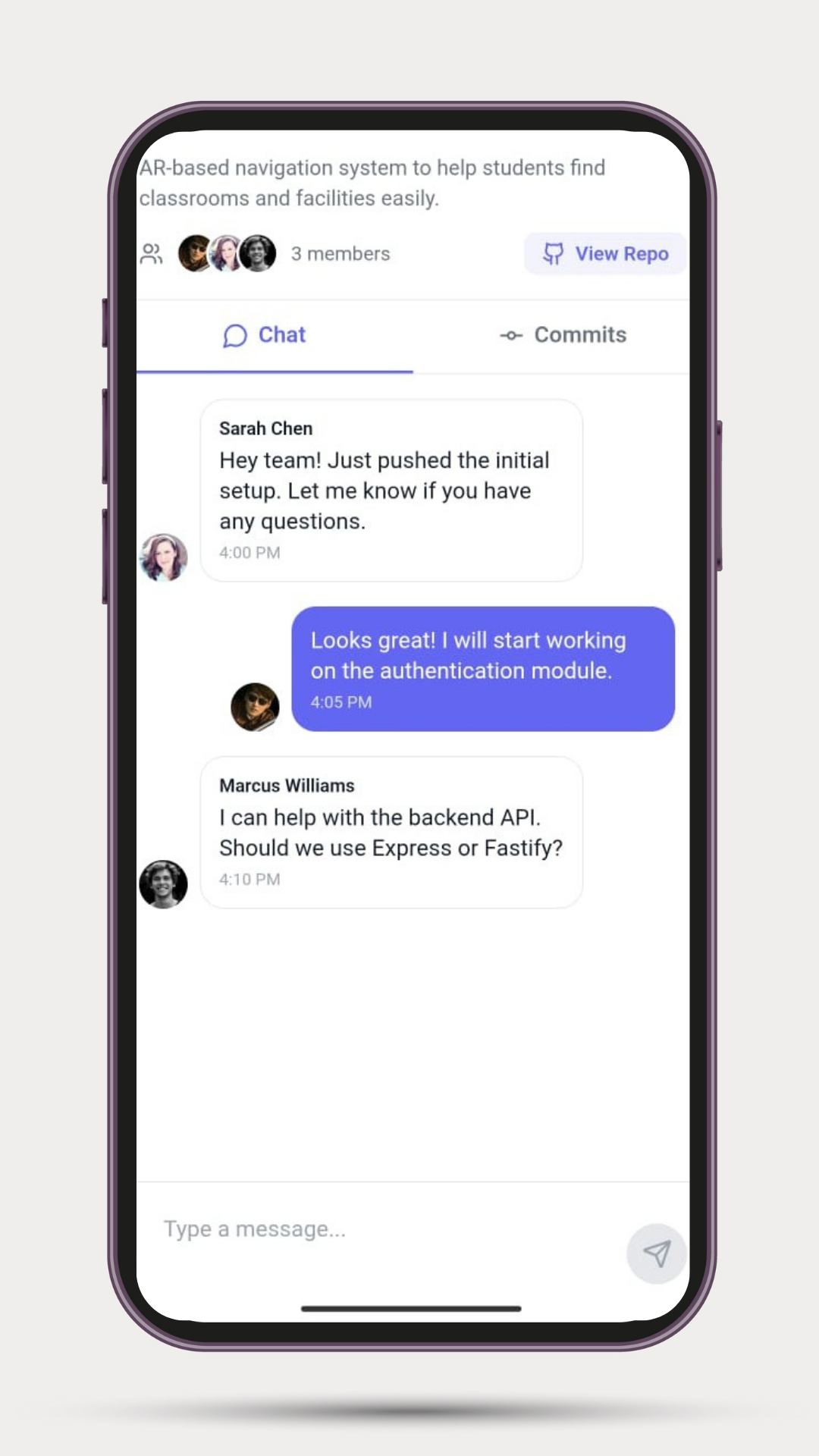 Project Page screenshot